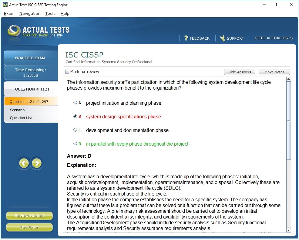 Symantec Exam Questions Screenshot #3